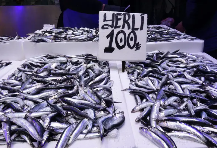 Ramazanda balık tezgahlarında hamsi ve istavrit bereketi
