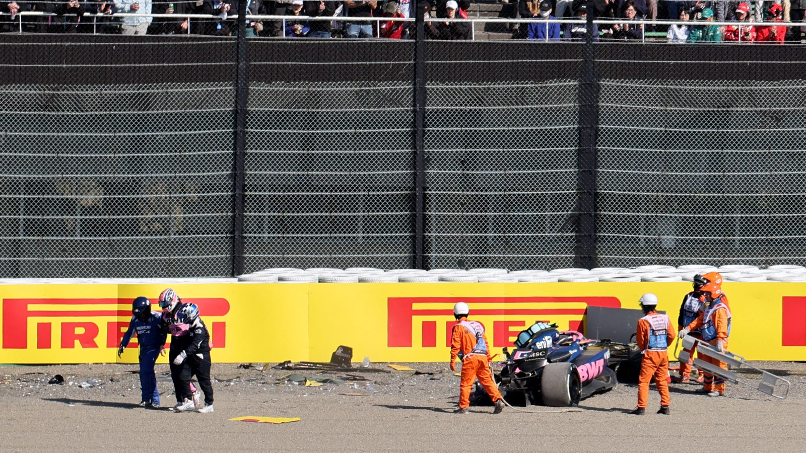 F1 Japonya GP 2. antrenman seansında korkutucu kaza!