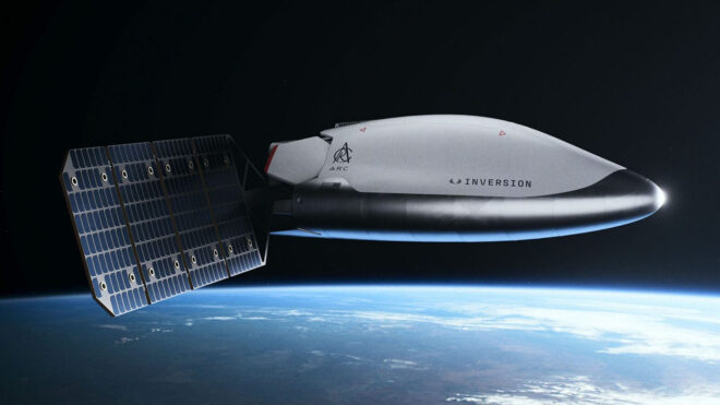 Inversion Space, Arc ile istenen her konuma bir saat içinde uzaydan kargo teslimatı yapmayı hedefliyor