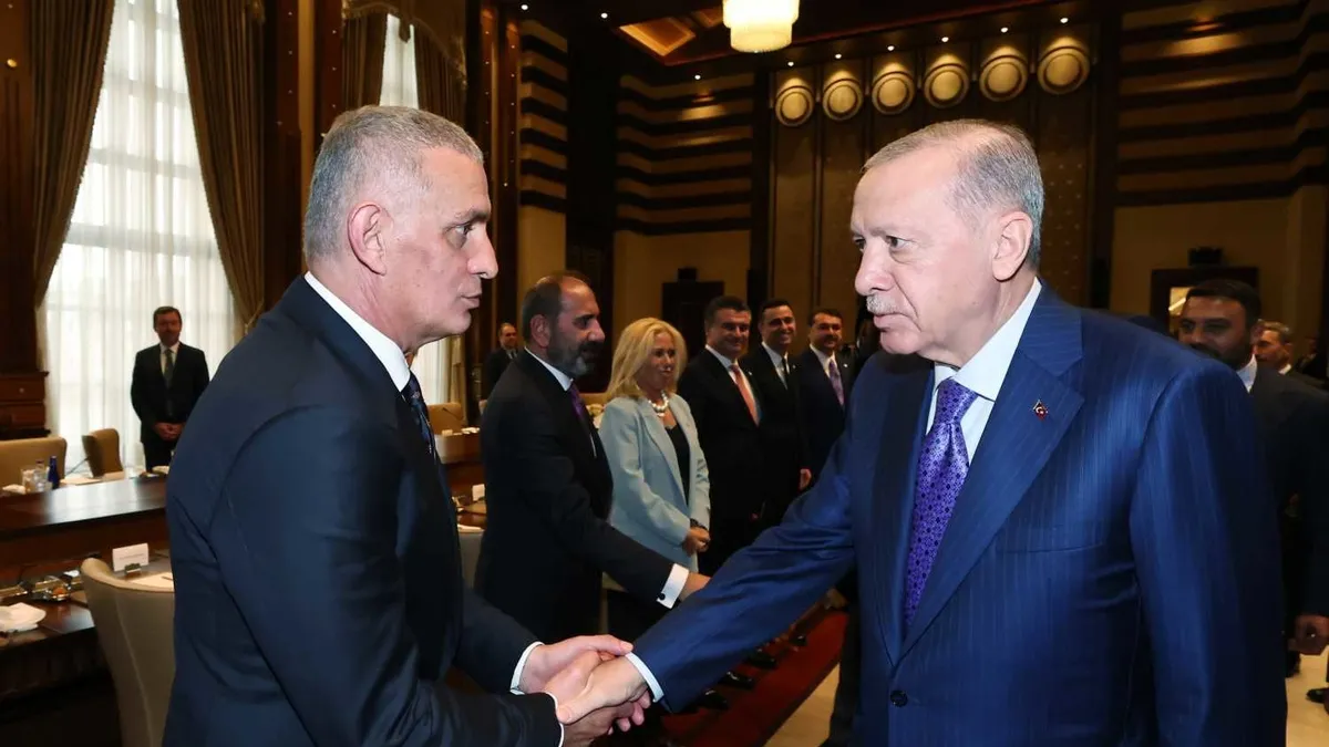 TFF Başkanı İbrahim Hacıosmanoğlu'ndan Başkan Recep Tayyip Erdoğan'a teşekkür!