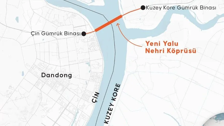 Çin İle Kuzey Kore Arasındaki Sınır Köprüsü 12 Yıl Sonra Hizmete Açılacak