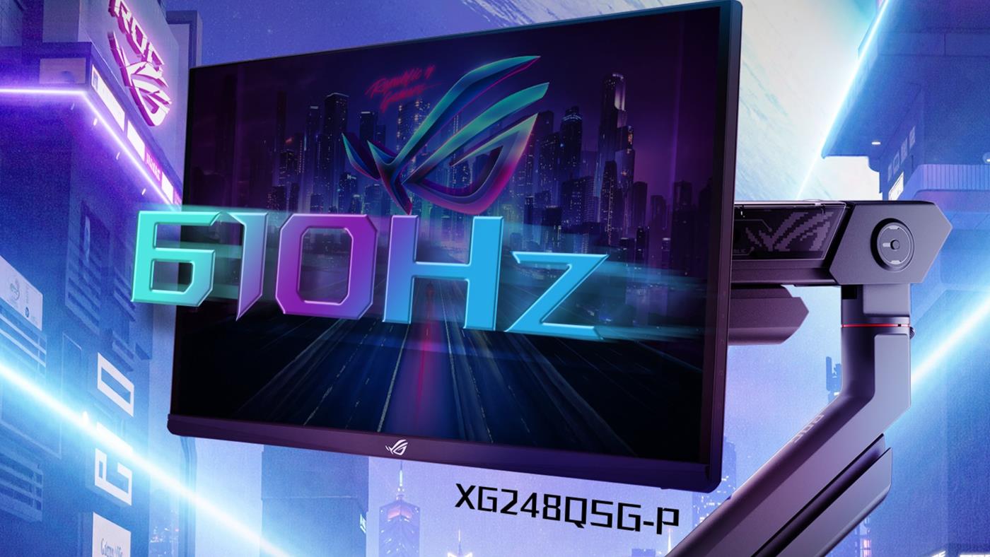 Asus, 610Hz tazeleme hızı olan oyuncu montörünü tanıttı