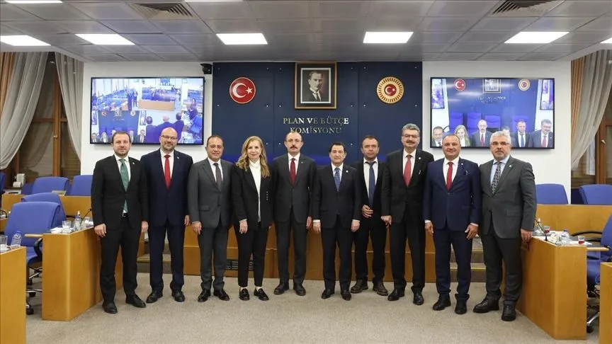 KKTC heyetinden TBMM Plan ve Bütçe Komisyonu'na ziyaret