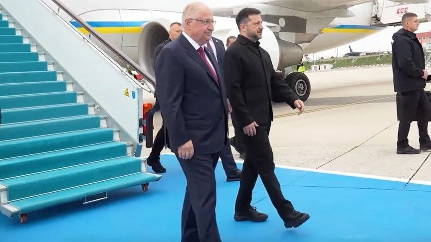 Ukrayna Devlet Başkanı Zelenskiy İstanbul'a Geldi