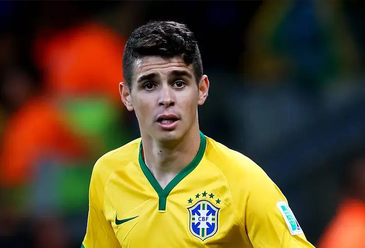 Brezilyalı futbolcu Oscar, hastaneye kaldırıldı