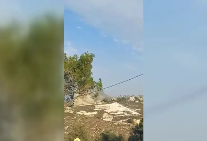 İlk görüntü: İsrail Lübnan'ı böyle vurdu!