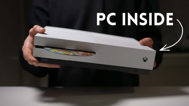Xbox One S’in kasasına disk sürücülü PC kuruldu [Video]