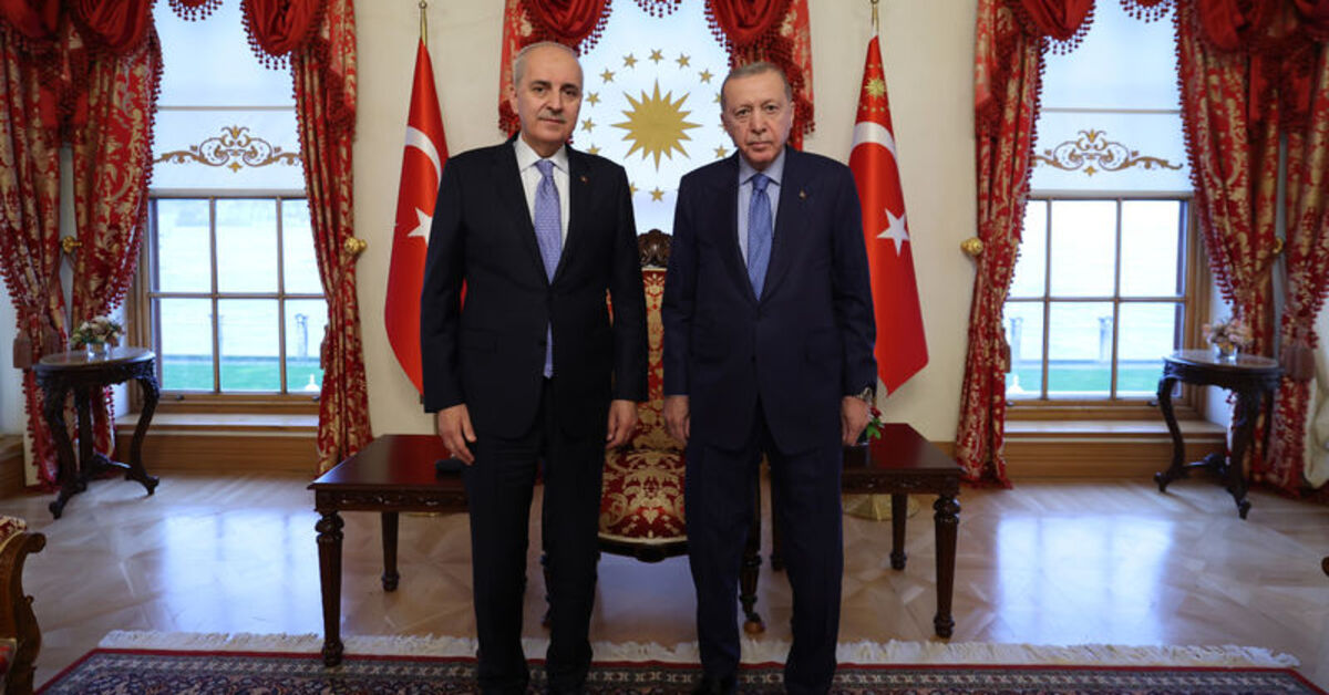 Cumhurbaşkanı Erdoğan, Kurtulmuş'u kabul etti