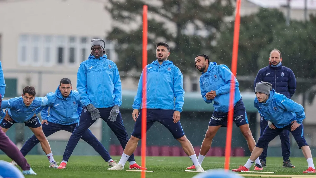 Trabzonspor'da Göztepe hazırlıkları sürüyor