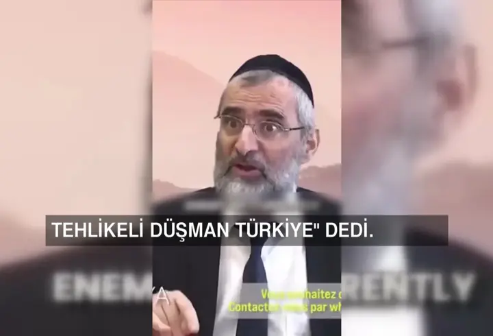 Hahamdan dikkat çeken çıkış: “İsrail’in en tehlikeli düşmanı Türkiye”