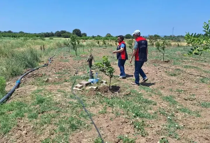 Çanakkale’de tarımsal sulama elektrik aboneliği bulunan tarımsal araziler denetleniyor