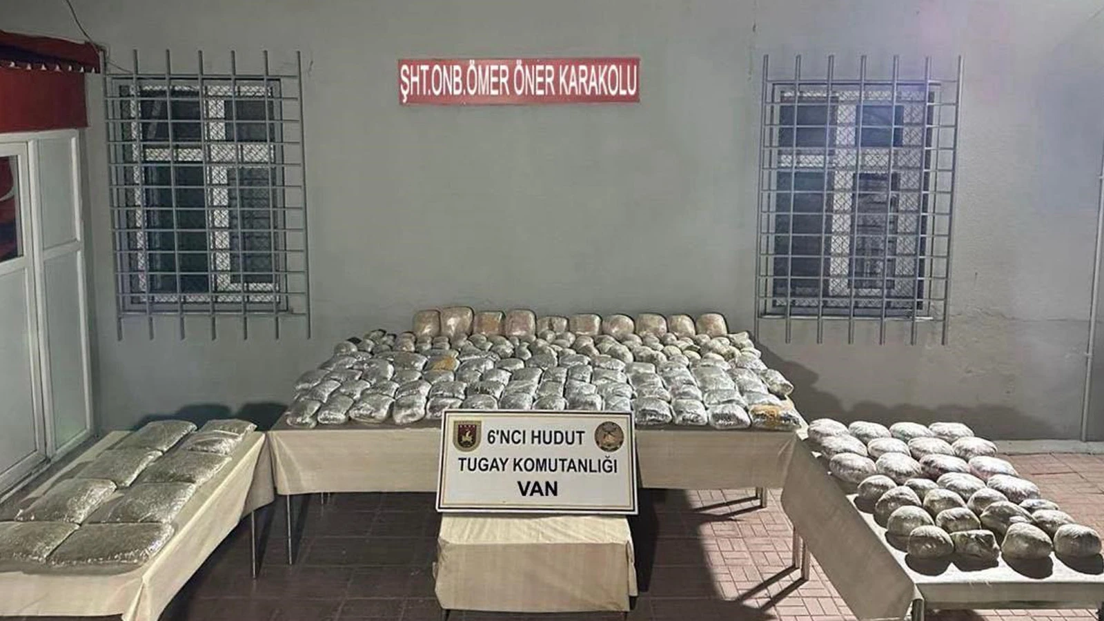 MSB duyurdu: Van hudut hattında 117,8 kilo uyuşturucu ele geçirildi