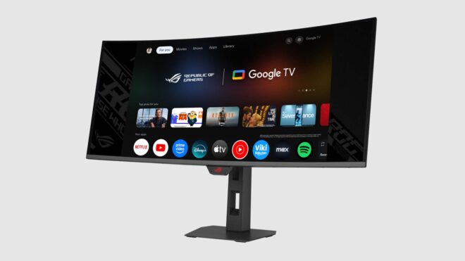 Asus, Google TV’li RGB QD-OLED oyuncu monitörü tanıttı