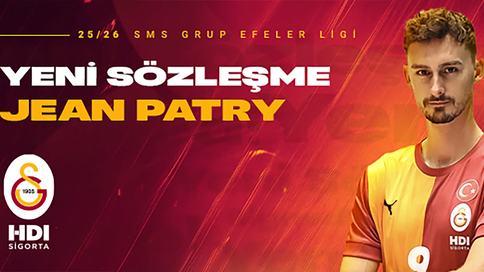 Galatasaray, Fransız voleybolcu Jean Patry'nin sözleşmesini uzattı
