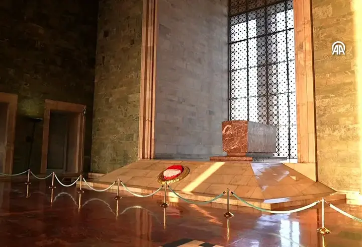 Atatürk'ün ebedi istirahatgahı Anıtkabir dronla görüntülendi
