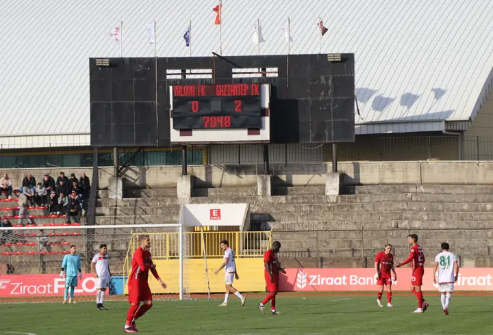 Yalova FK 77 - Gaziantep FK: 0-2