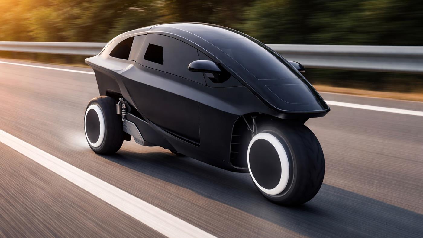 Yeni nesil ulaşım aracı TRINITY tanıtıldı: Tek kişilik, üç tekerlekli ve 200 km/s hız