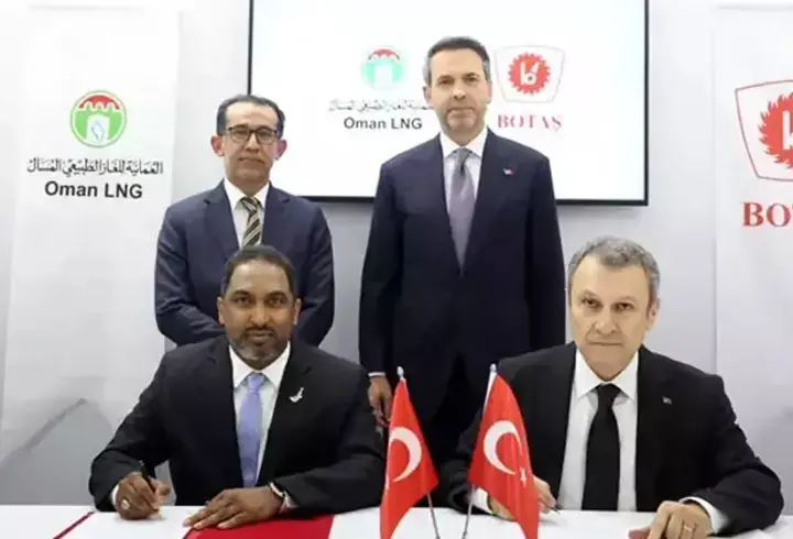 BOTAŞ ile Oman LNG arasında işbirliği anlaşması imzalandı