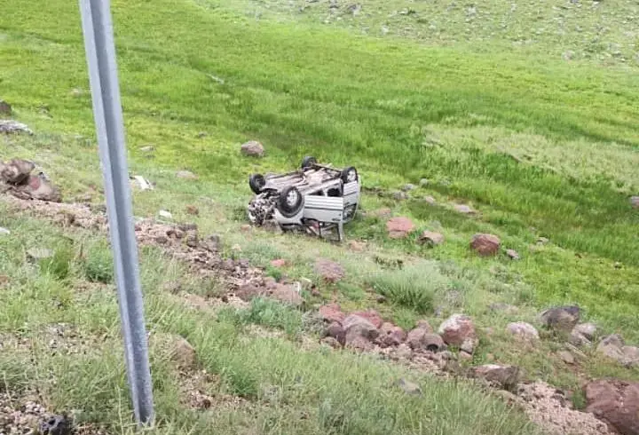 Bingöl’de kamyonla çarpışan hafif ticari aracın sürücüsü öldü