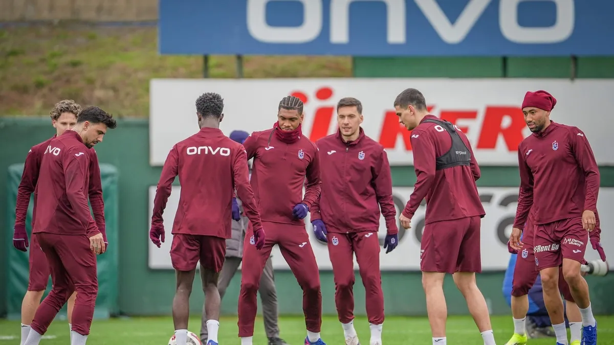 Trabzonspor, Galatasaray maçının hazırlıklarına devam etti!