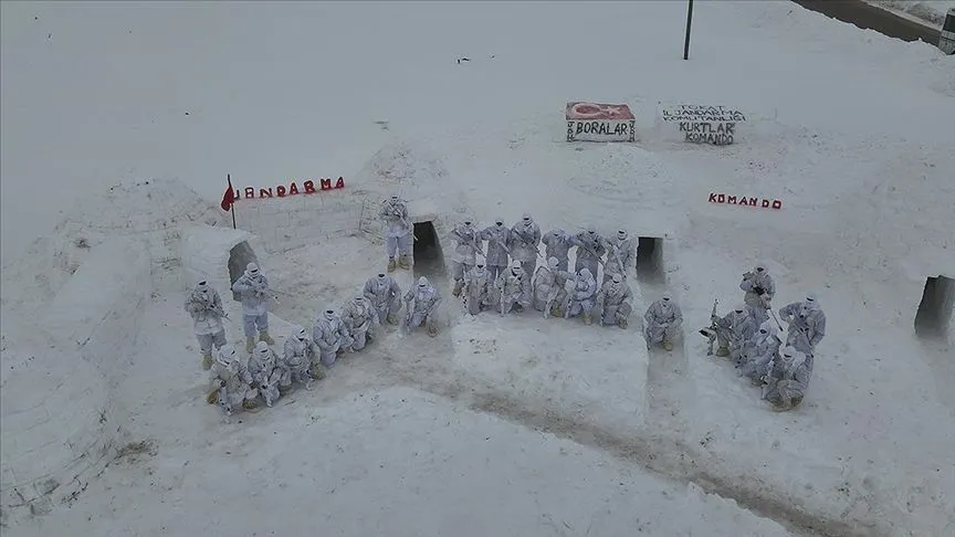 "Boralar" operasyonlara zorlu eğitimle hazırlanıyor