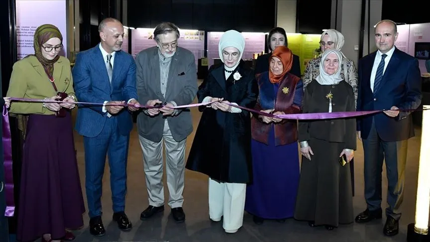 Emine Erdoğan "Saklı Kalanlar" sergisine ilişkin paylaşım yaptı