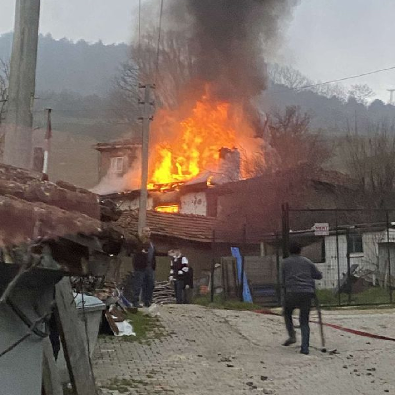 Karı koca çift yangın kurbanı! Çok büyük acı!