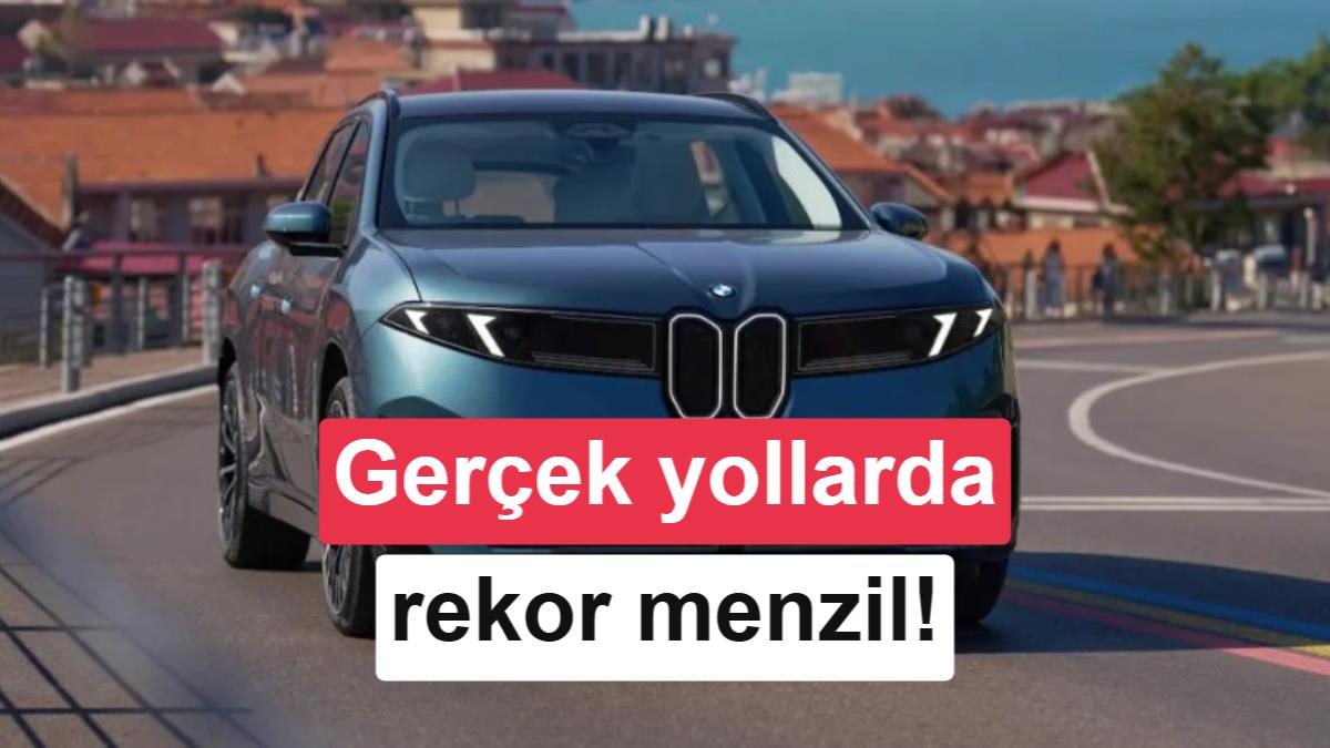 Tek şarjla 1.030 km yol kat etti: Yeni BMW iX3'ten menzil rekoru