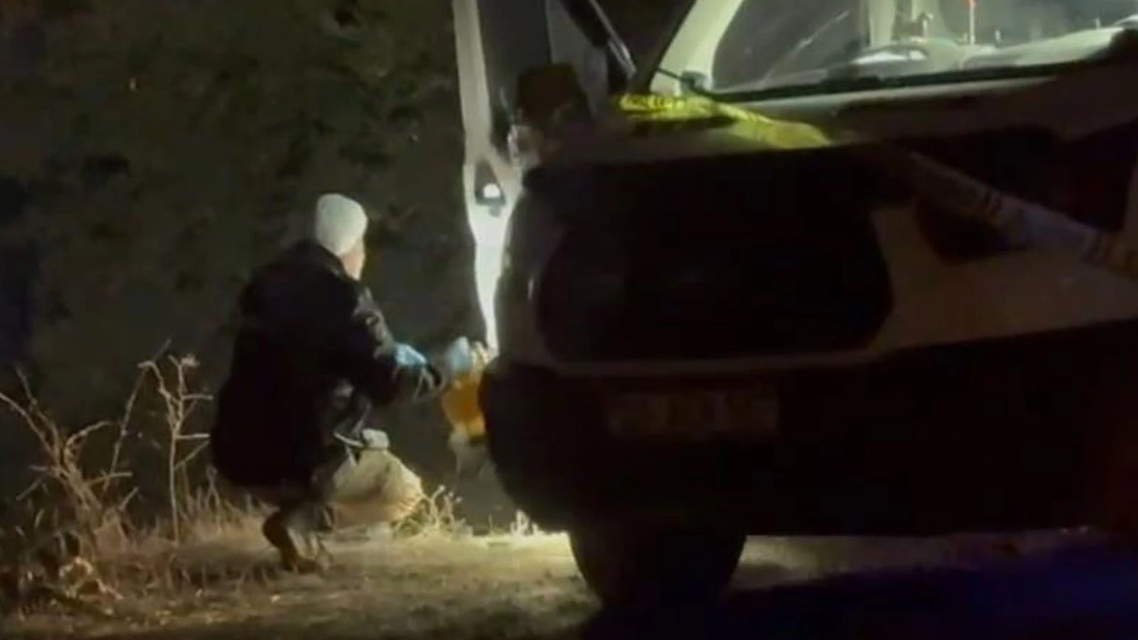 Denizli'de bir kişi kamyonetin içinde öldürülmüş halde bulundu