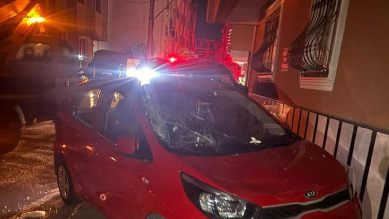 Gece yarısı mahalleliyi ayağa kaldıran olay