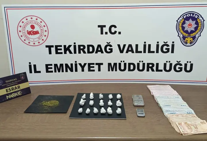 Tekirdağ'da uyuşturucu operasyonunda 11 tutuklama