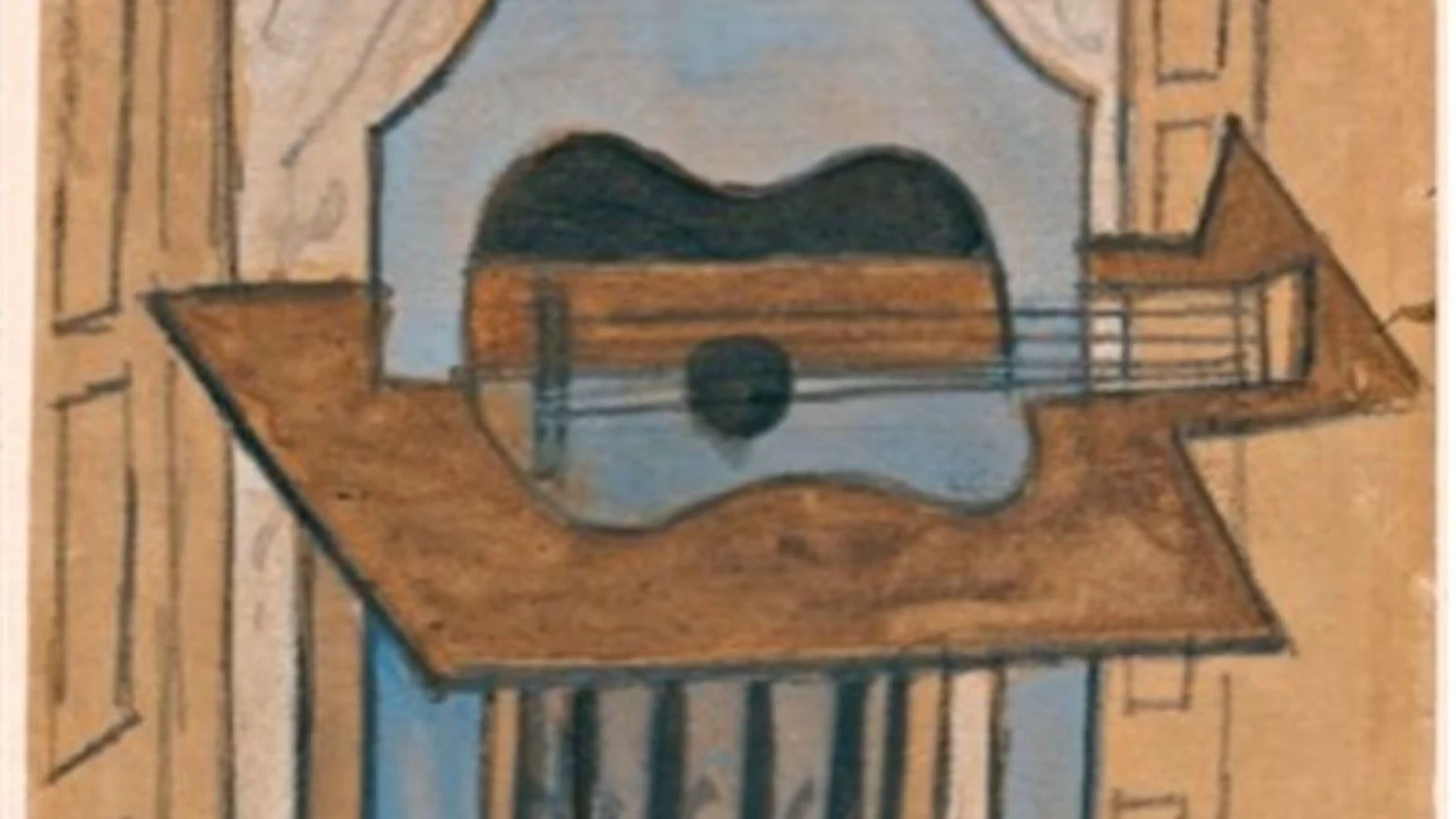 Picasso'nun 'Gitarlı Natürmort' tablosu gizemli bir biçimde ortadan kayboldu