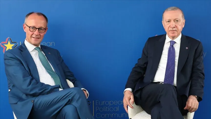 Cumhurbaşkanı Erdoğan, Almanya Başbakanı Friedrich Merz ile telefonda görüştü