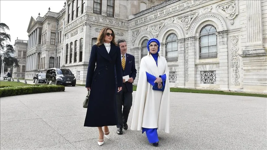 Emine Erdoğan, Ürdün Kraliçesi Rania ile bir araya geldi