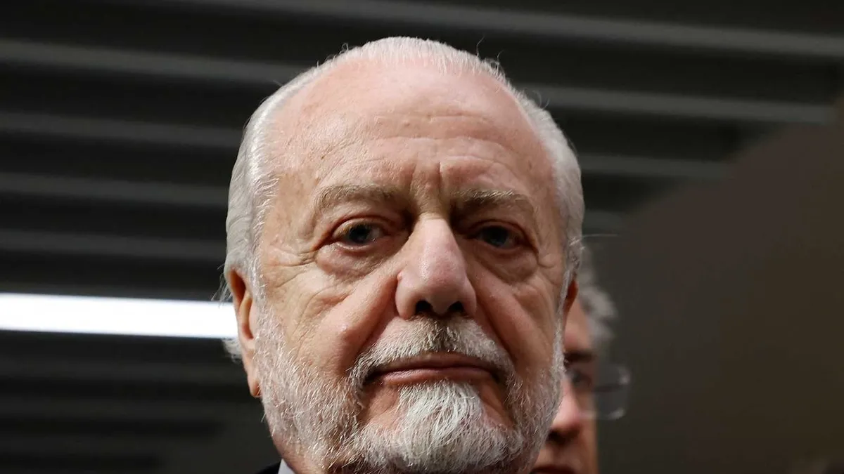 Napoli Başkanı De Laurentiis mali usulsüzlük gerekçesiyle yargılanacak