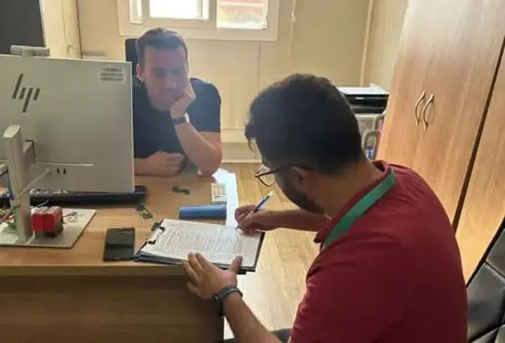 Sağlık ekibinden, Zeytin Dalı Gümrük Kapısı’nda denetim