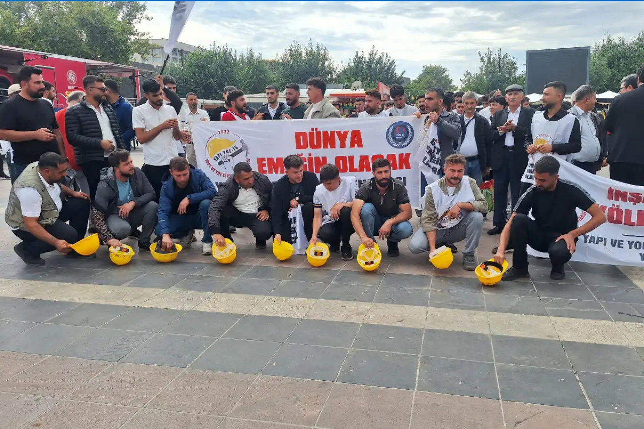 Diyarbakır’da İnşaat İşçileri Mücadele Deneyimi Kazandı