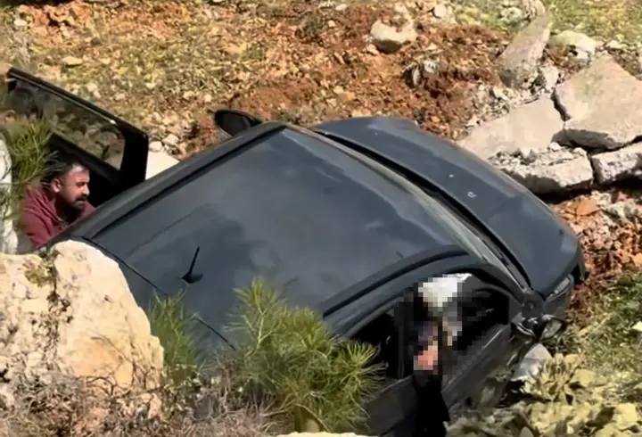 Otomobil şarampole düştü: 1 ölü, 3 yaralı