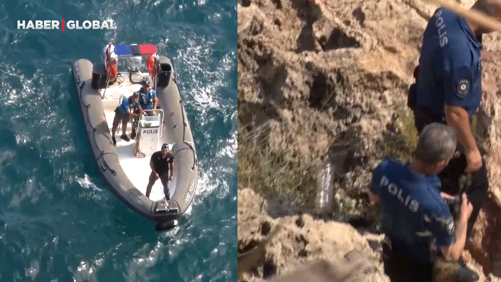 Falezlere çıktı mahsur kaldığı zannedildi, ekipler alarma geçince gerçek ortaya çıktı