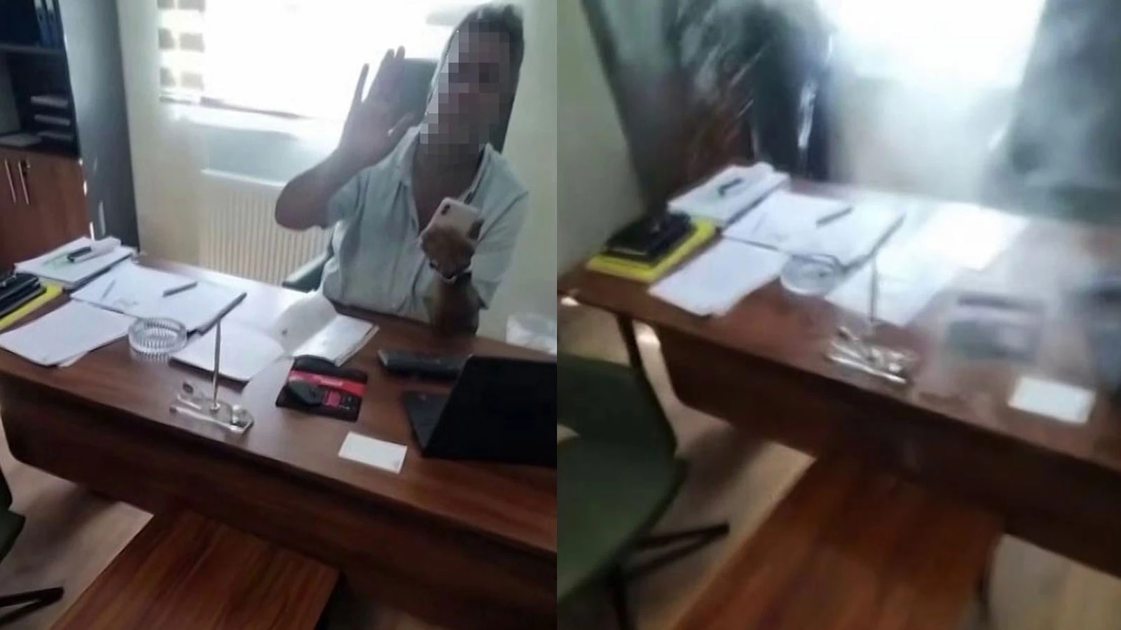 İşten çıkarılan kadın, şantiye şefinin üzerine kaynar su döktü