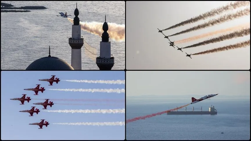 Türk Yıldızları, İskenderun semalarında gösteri uçuşu yaptı