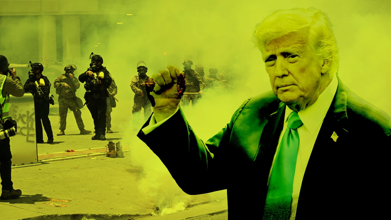 Son Dakika: Los Angeles karıştı, Trump'tan tehdit gibi sözler