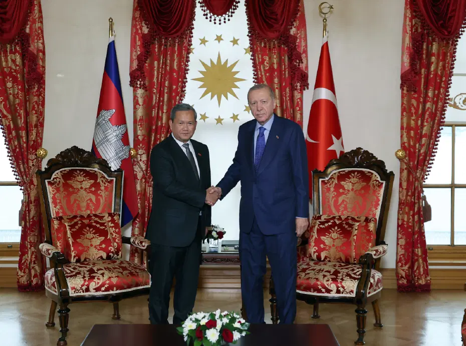 Cumhurbaşkanı Erdoğan, Kamboçya Başbakanı Manet'i Kabul Etti