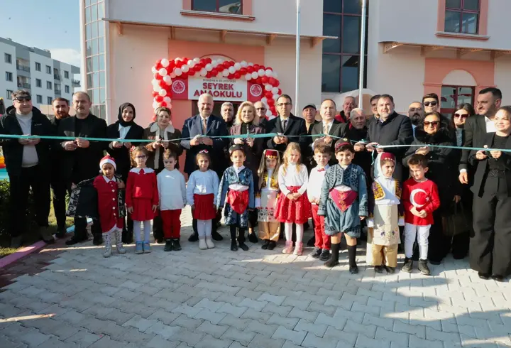 Seyrek Anaokulu törenle hizmete açıldı
