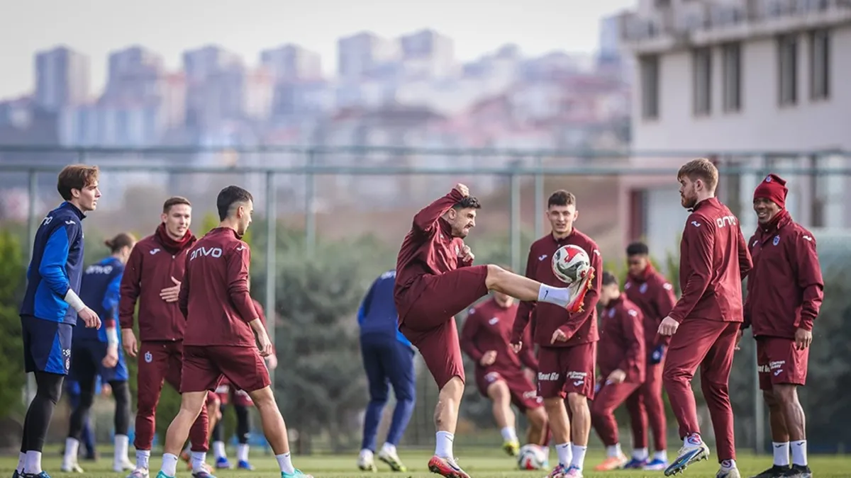 Trabzonspor Galatasaray maçı hazırlıklarını tamamladı!