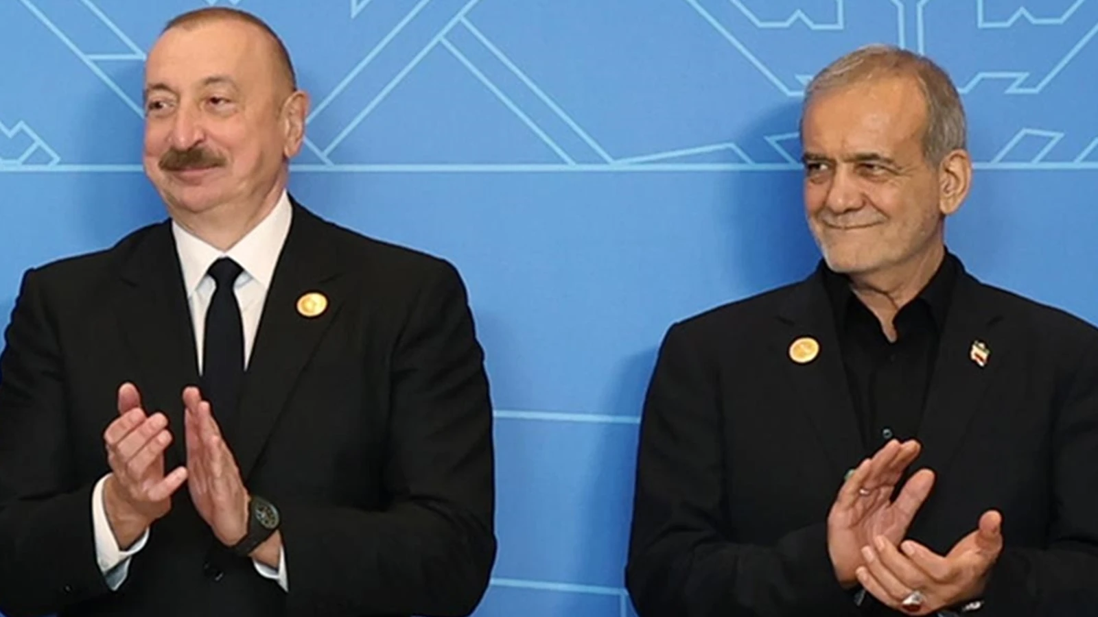 İran Cumhurbaşkanı Pezeşkiyan İlham Aliyev ile görüştü