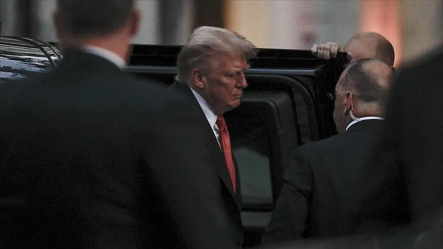 ABD Başkanı Trump, gittiği restoranda Gazze protestosuyla karşılaştı