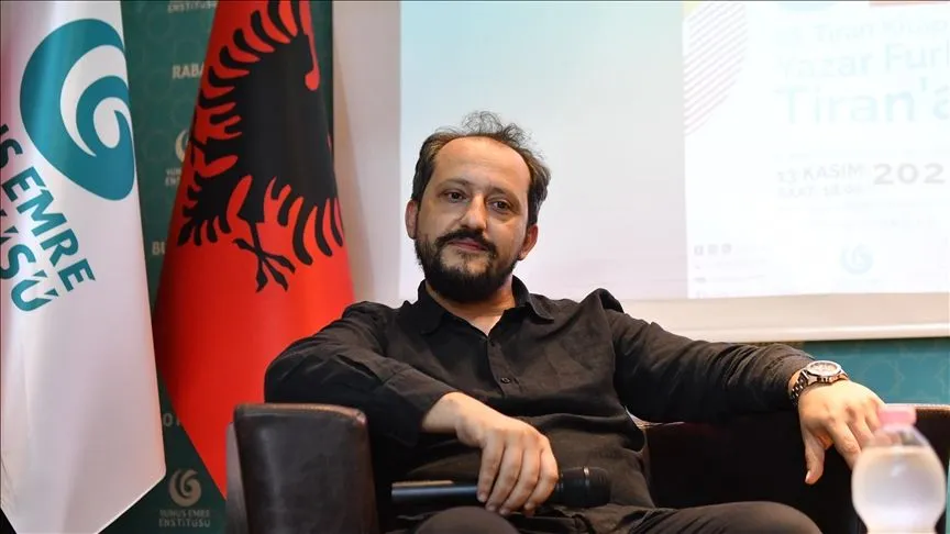 Arnavutluk'ta yazar Furkan Çalışkan ile söyleşi programı düzenlendi