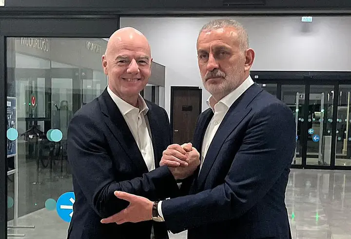 FIFA Başkanı Gianni Infantino, açılış töreni için İstanbul'da
