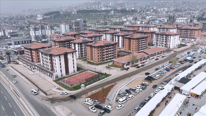 Kahramanmaraş'ta yıkılan Ebrar Sitesi'nin yerine yapılan 775 konut tamamlandı